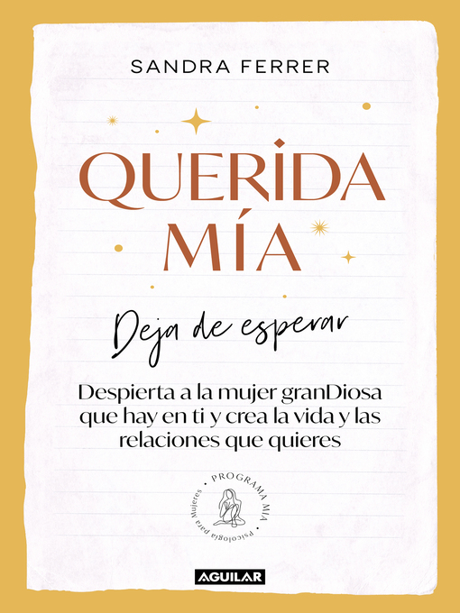 Title details for Querida mía by Sandra Ferrer - Wait list